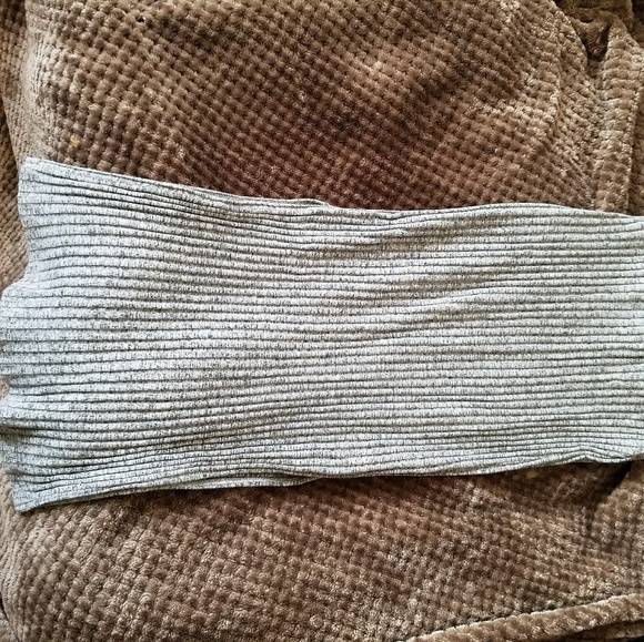 Pencil side slit skintight grey skirt sexy - Picture 3 of 3